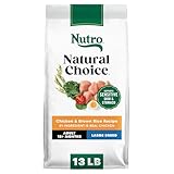 Nutro Natural Choice Chicken & Brown Rice Adult Large Breed Dog Food Dry Recipe, 13 lb. Bag