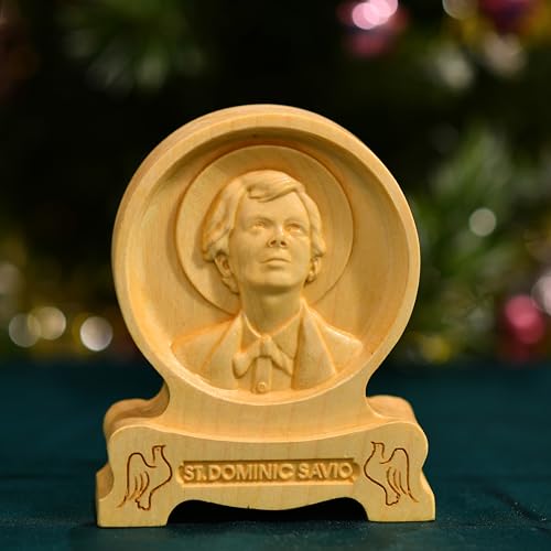 St. Dominic Savio Desktop Figurine Car Accessories Handmade Home Decor Catholic Art Catholic Altar Table Religious Icon Christian Gifts