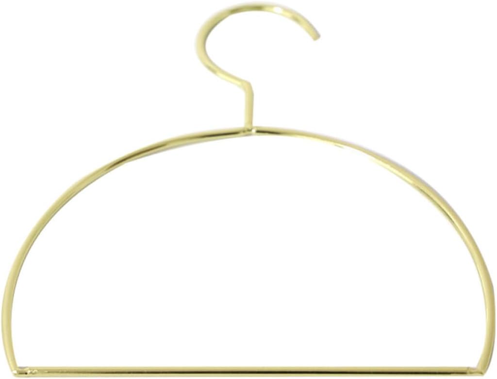 Semicircular Metal Scarf Hanger Tie Rack Closet Organizer Golden