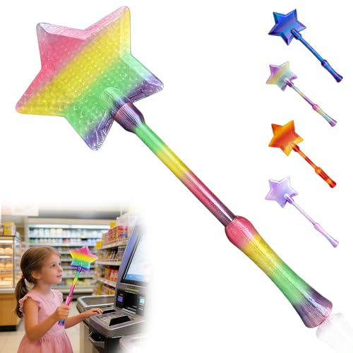 Credit Card Wand, Tap to Pay Wand, Magic Wand Credit Card Holder, Fairy Pay Wand - 3D Printed Contactless Payment Card Holder, Star Magic Fairy Wand for Easy NFC Checkout Debit & Credit Card Accessory-2