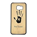 FRZ-Skyrim Dark Brotherhood We Know Galaxy S6 Case Fit For Galaxy S6 Hardplastic Case Black Framed