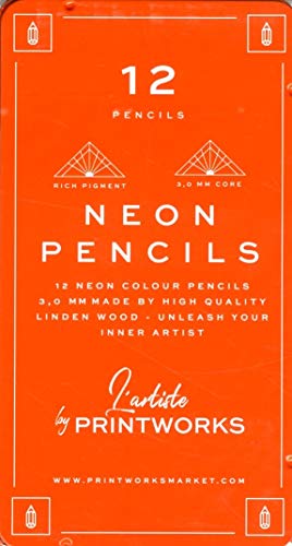 12 crayons de couleur fluo Cover