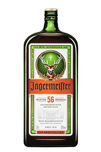 JÄGERMEISTER - Licor de Hierbas 3 l, con 56 Ingredientes Naturales