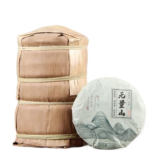 Té Pu'er crudo Yunnan, 10 packs de 100g en pasteles Wuliangshan