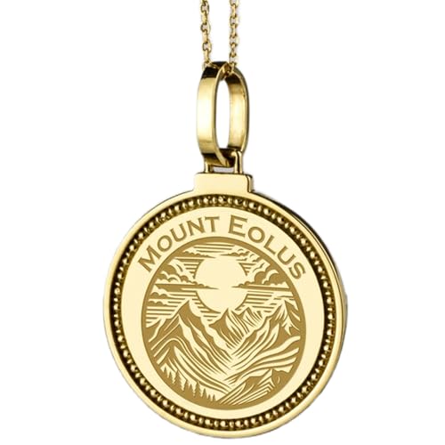 Collier argent 925 sterling LKBEADS fait main avec pendentif rond gravé