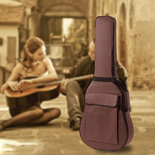 Sac de Guitare Classique étanche à La Poussière étui Stockage Voyage Sac à Dos Sangle, Café 41 pouces - Les Beatles, Paul McCartney, John Lennon, RIngo Starr, George Harrison Sac de Guitare Classique étanche à La Poussière étui Stockage Voyage Sac à Dos Sangle, Café 41 pouces – Image 6