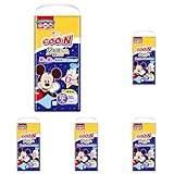 【パンツ BIGより大きいサイズ】グーン 12時間ぐんぐん吸収パンツ おむつ (13~28kg) 30枚 男女共用 (ディズニーデザイン) (× 5)