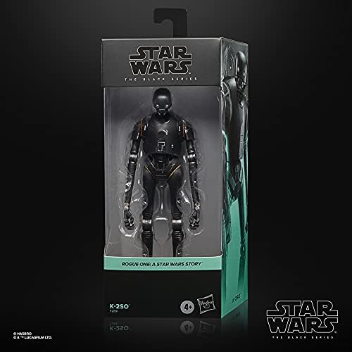 Star Wars The Black Series K-2SO 15-Cm-Scale Rogue One: A Story Collectible Droid Action Figure, Toys for Kids Ages 4 and Up