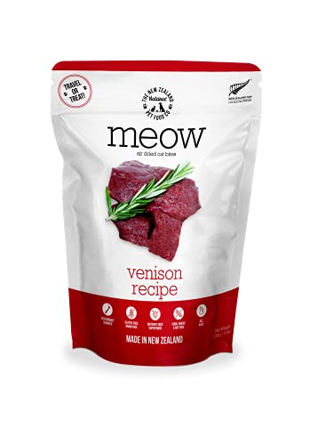 The New Zealand Natural Pet Food Meow Venison Air Dried Food Travel/Treat 3.5Oz #TOP25