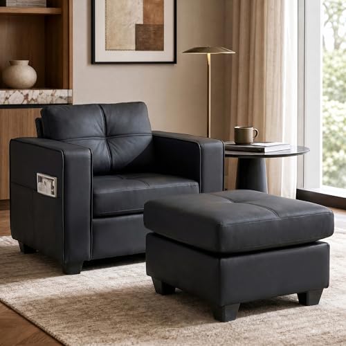 Sillón moderno plegable Negro