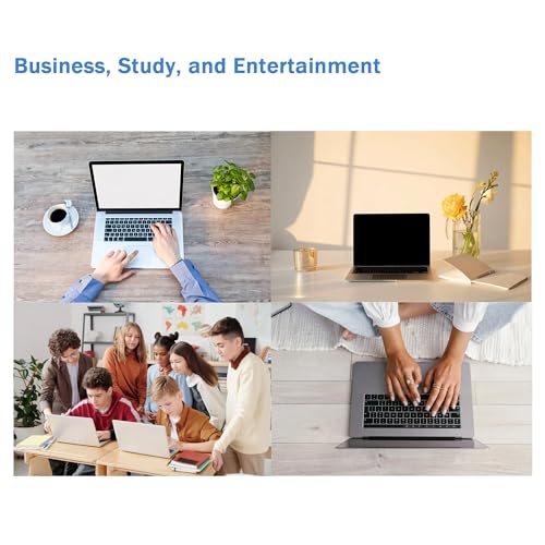 Image of HP 17 Inch Laptop, Intel Core i5-1155G7 Processor, 17.3 inch HD+ Touchscreen, 16GB RAM, 512GB SSD, Windows 11 Home, Backlit Keyboard, Natural Silver, Alpacatec Accessory (Renewed Laptop)