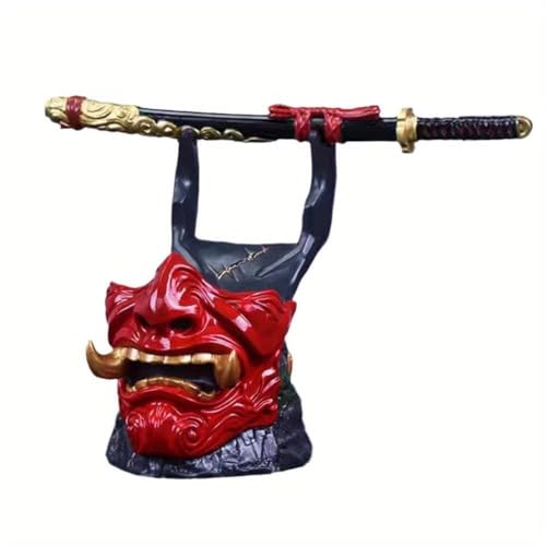 Evil Samurai controller holder, Evil Swordsman craft, suitable for PS5/4 game holder, evil warrior gift for game enthusiasts and anime supporters, cool game decorations