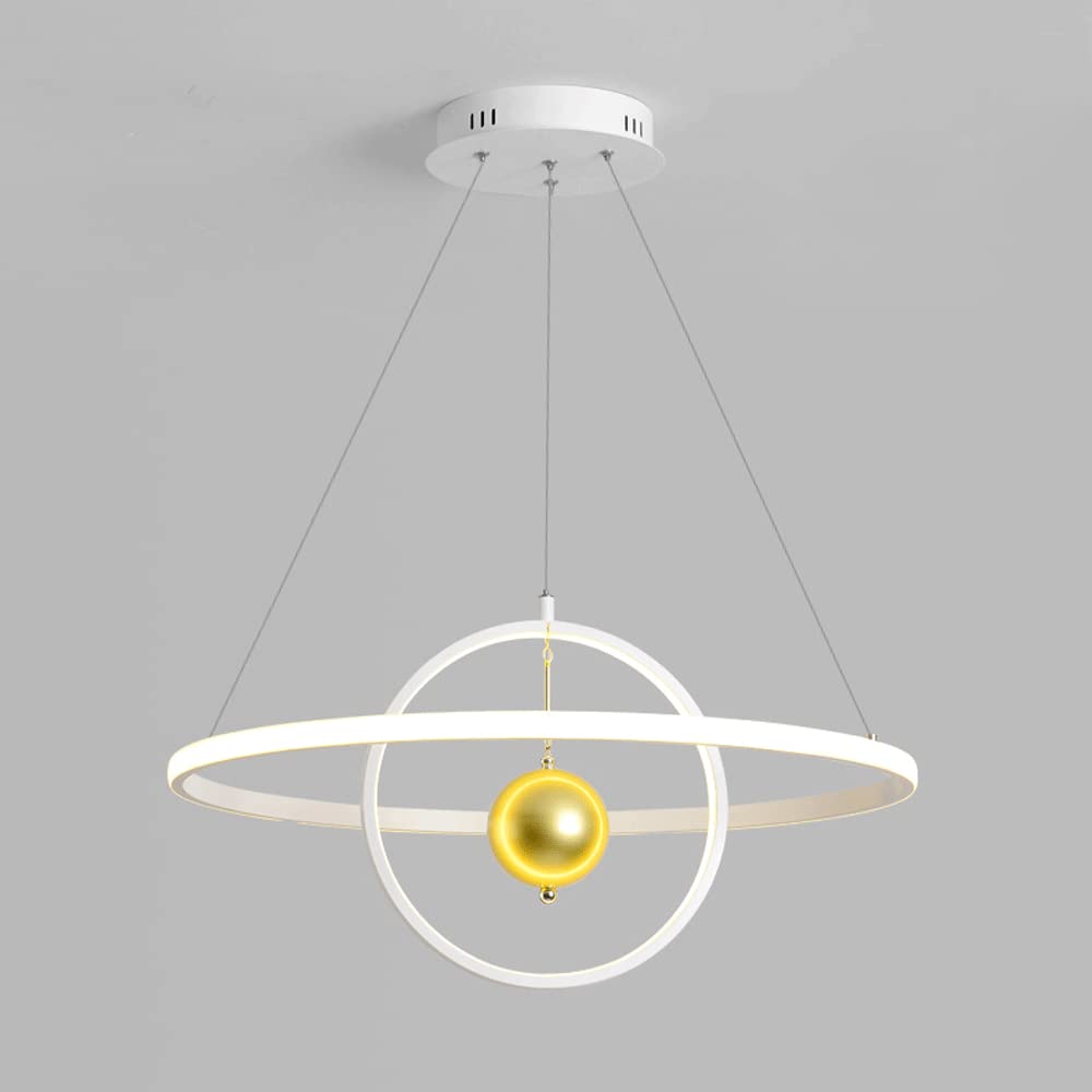 Lustre d'éclairage décoratif minimaliste en aluminium noir haut de gamme
