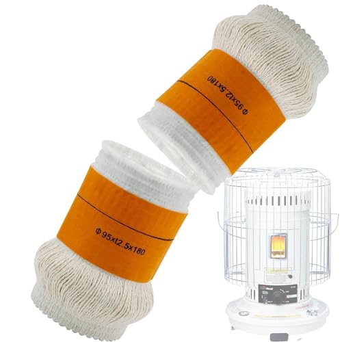 LANJGJIAYAN Kerosene Heater Wick Replacement compatible with Kerosun Omni 105 and Dyna Glo WK95C8, Cotton and Glass Fiber, 95x12.5x180mm