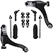 Detroit Axle - 12pc Front End Suspension Kit for Dodge Plymouth Neon SX 2.0, 2 Struts 2 Lower Control Arms w/Ball Joints 4 Tie Rods 2 Sway Bars 2 Boots Replacement Ready Struts Shocks Assembly