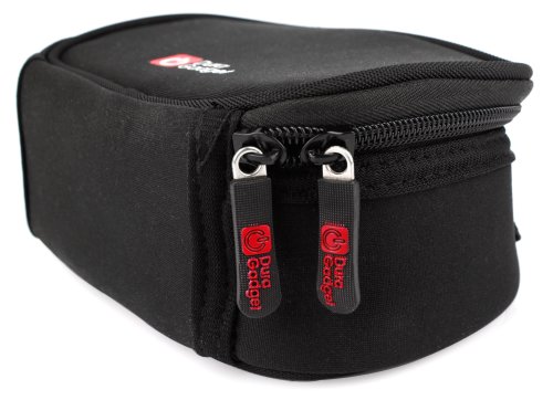 DURAGADGET Funda con Asa De Mano para Las Cámaras Sony ILCE - QX1 / Sony DSC - QX30 Lens Style Camera + Gamuza Limpiadora