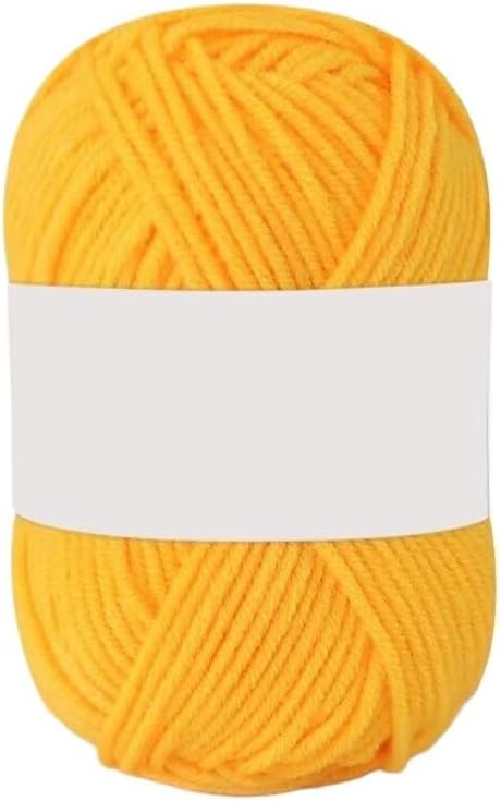 25g 4-Ply Milk Cotton Yarn for Crocheting Hand Knitting Blend(52)