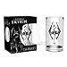 Skyrim Dragonborn - Jarra de cerveza de cristal con logotipo de Elder Scrolls (500 ml)