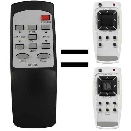 Télécommande de rechange pour climatiseur Frigidaire RG63A1 E-ELD FFRE123WAE WAE