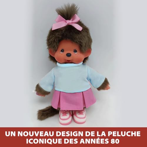 Peluche BANDAI Monchhichi SE203949 Jupe Basket 20 cm - vue 3