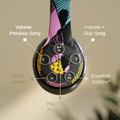 Disney Nightmare Before Christmas Sally Dress Bluetooth Headphones - Wireless Foldable Over-Ear Headset, Built-In Mic, Enchanting Sally & Friends Design, For Adults & Kids #TOP4