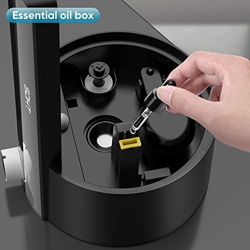 Sdht Humidifiers For Large Room,4L Humidifiers For Bedroom,Top Fill Cool Mist Humidifiers For Baby And Plants,Easy To Clean And Fashion Design,40H,Quiet (Mechanical, Black) #TOP4