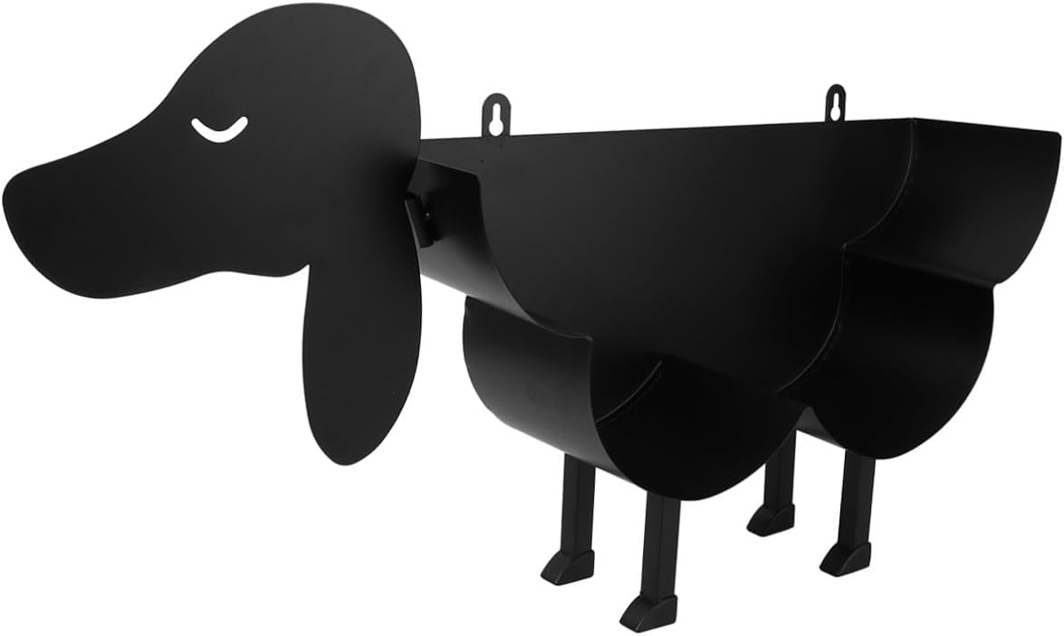 Modern Cartoon Dog Roll Paper Stand Toilet Tissue Holder Metal Minimalist Rack for Bathroom Kitchen Living Storage Organizer