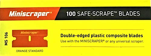 Plastic Razor Blades - 50 Pack- Double Edged #TOP1