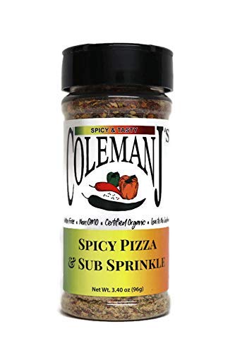 ColemanJ's Spicy Pizza Seasoning KETO USDA Certified Organic Paleo No Salt Non-GMO Gluten-Free Vegan