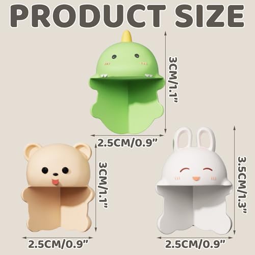 12 Pieces Table Edge Protector, Cartoon Picture Edge Protection, 3 Types Animal-Shaped Corner Protectors, Child Safety Corner Protectors, Suitable for Furniture with Sharp Right Angles - 1