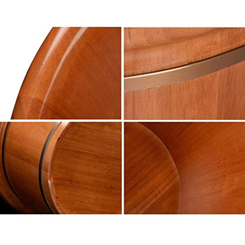 Spa de pies de madera maciza con cubierta 31 cm miniatura 5