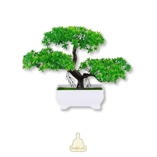 Kit com 2 Plantas Bonsai Decorativas Artificiais