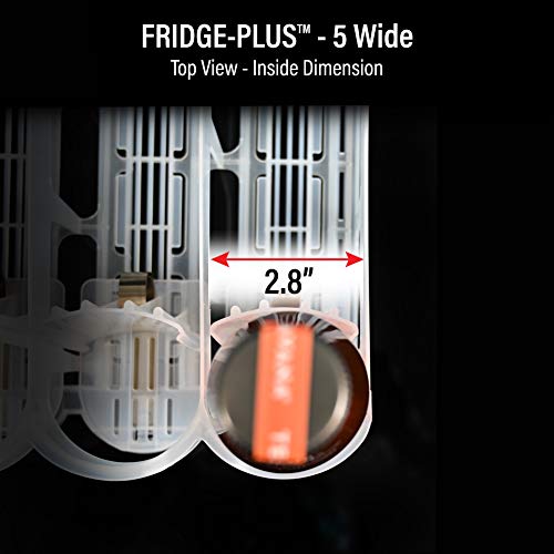 Display Technologies, Fridge-Plus Pusher Glide - 1 Pack Home Refrigerator/Mini Fridge Bar Fridge Bottle Can Organizer - Thumbnail 5