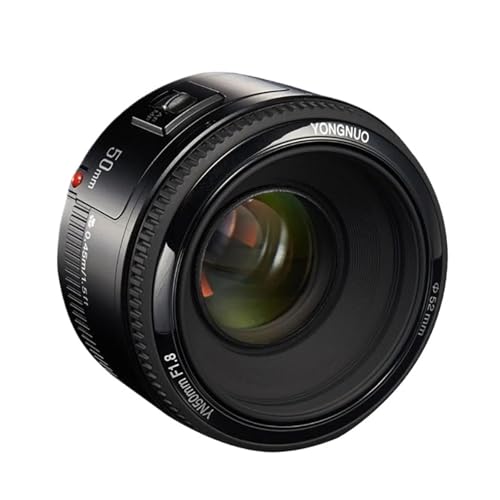 Camera Replacement， Lente de cámara de Enfoque automático de Gran Apertura F1.8 de 50mm, Compatible con Canon EF EOS 70D 5D3 600D, Compatible con Nikon F DSLR,For Photography(EF)