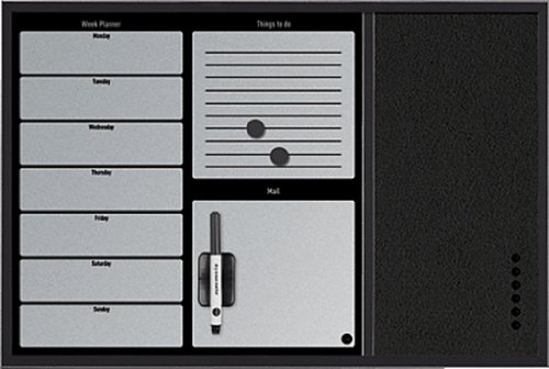 Preisvergleich Produktbild Bi-Office Kombitafel MX03402169 sw / si