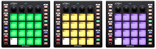 Presonus Audiobox 96 Audio Interface Full Studio Kit With Studio One Artist Software Pack W/Atom Midi Production Pad Controller W/Mackie Cr3-X Pair Studio Monitors & 1/4” Instrument Cables #TOP6