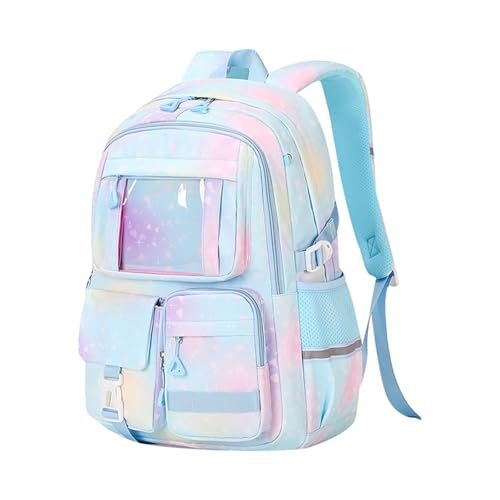 Sac à dos ordinateur portable bleu pour fille et adolescente