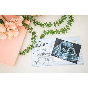 Love at First Heartbeat Ultrasound Picture Frames Fridge Magnet, Rustic Keepsake Sonogram Picture Frame, Nursery New Mom Gifts, Baby Shower Gifts, Newborn Essentials Must Haves, Protective Photo Frame Love at First Heartbeat Ultrasound Picture Frames Fridge Magnet Rustic Keepsake Sonogram Picture Frame Nursery New Mom Gifts Baby Shower Gifts Newborn Essentials Must Haves Protective Photo Frame
