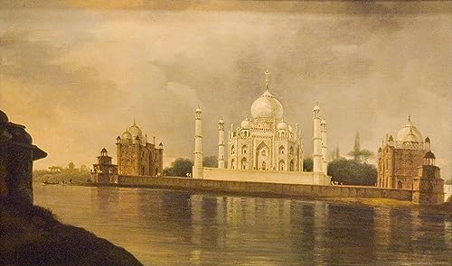 Toile Taj Mahal de William Hodges pour une décoration de bureau zen
