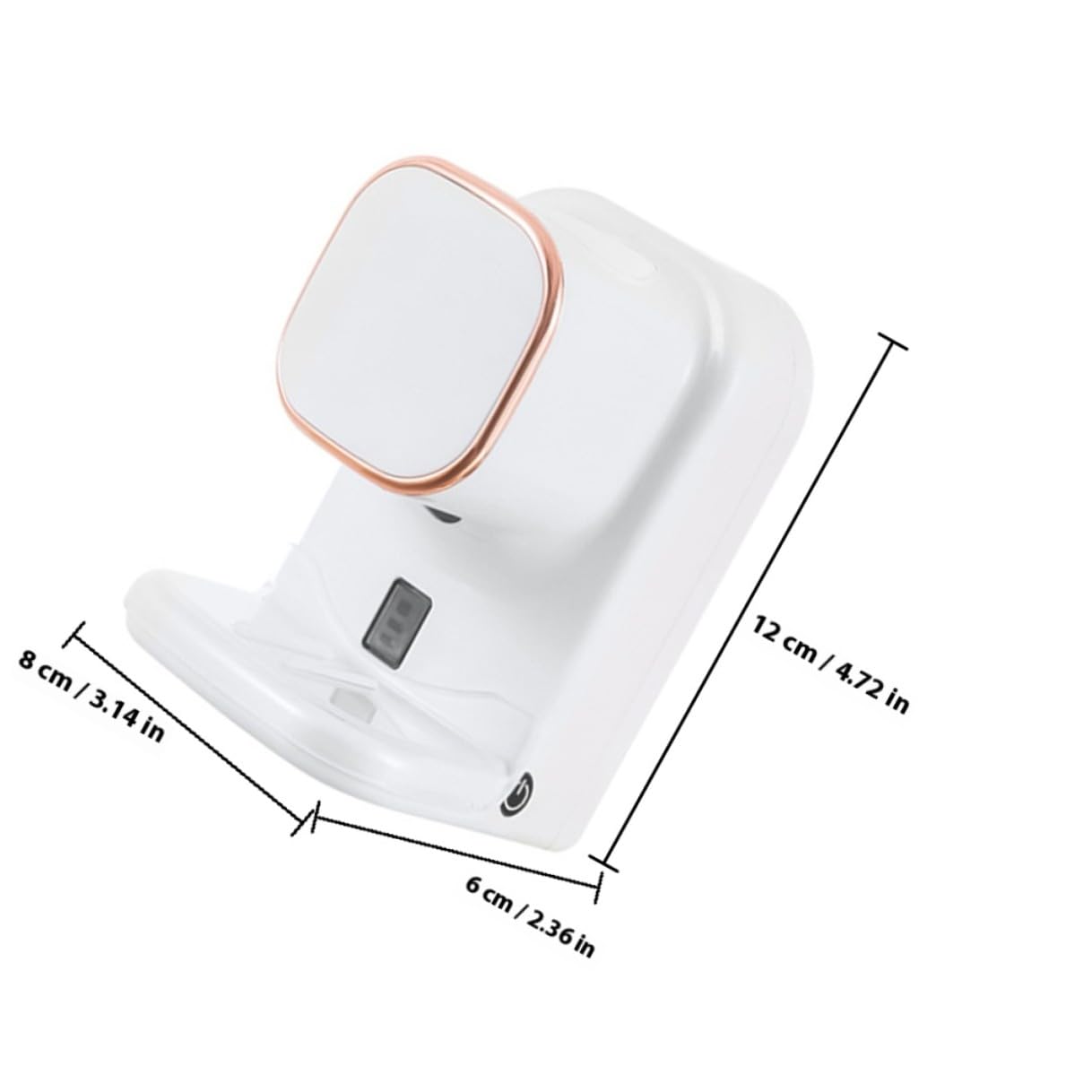 Distributeur de Dentifrice Capteur Extrudeuse Automatique Étagère Murale pour Salle de Bain