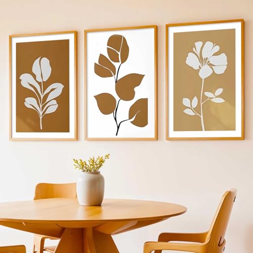 Image of kotart Boho Art Home Decoration Painting | Paintings With Frame For Living Room Bed Room Hotel Wall Decor Digital Reprint Set of 3 (13X17 inch)