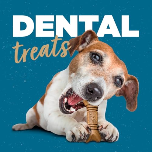 Natural Farm Petiscos Dentais para Cães, Receita de Osso de Carne e Porco, Ingredientes Naturais, Nã