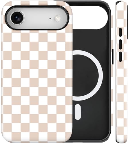 Coque iPhone 17 Air MagSafe abricot antichoc en TPU et polycarbonate