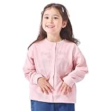 [ever closet] かろやか カーディガン キッズ 子供 女の子 男の子 長袖 薄手 羽織り [ ピンク 110 ] 冷房対策 日焼け対策 春服 夏服 通園 通学 子供服 キッズ服 エバークローゼット