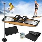 Máquina Ski Erg Equipo Aeróbico de Remo/Esquí de Simulación en Interiores para Deportes y Entretenimiento Capacidad Carga 150 kg Máquina elíptica 3D