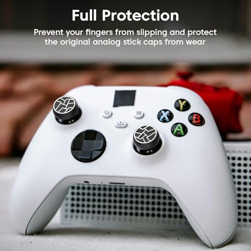 Image of Sounce PS5 Controller Thumb Grip Cap - 4PCS Non-Slip Silicone Joystick Covers | Rocker Button Protective Thumbstick Grips Compatible with PS5, PS4, Xbox Series X /S, Xbox One, Switch Pro & More