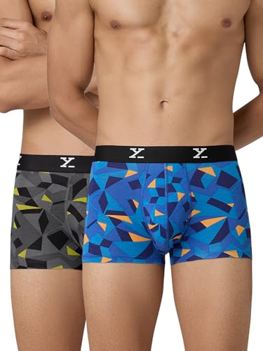 Image of XYXX Cloudsoft Micromodal Shuffle Trunks for Men, Pack of 2