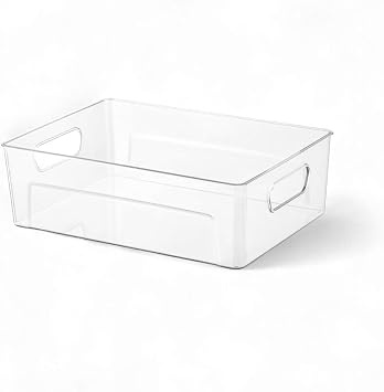 Deconox Unbreakable Ultra Durable Refrigerator Organizer Box Transparent - 30x21x9 cm (812)