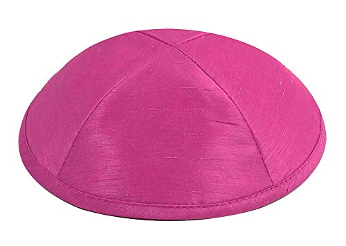 Image of Zion Judaica Deluxe Raw Silk Kippot Bulk Packs or Single Kippah Includes Free Clips