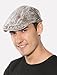 SEAUR Mens Denim Beret​​ Cotton Newsboy Cap Fashion Flat Duckbill Gatsby Adjustable Hats Khaki